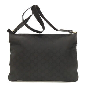 Gucci canvas GG Black shoulder bag messenger